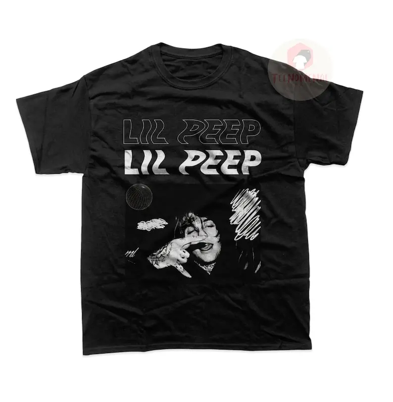 Lil Peep Unisex T-Shirt - Crybaby Album Tee - Rap Music Graphic Shirt - Printed Artist Poster For Gift