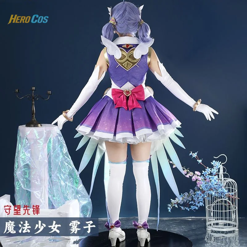 Game Overwatch Kiriko Cosplay Costume Magical Girl Lolita Dress For Hallowmas Christmas Role Play Women HERO Cos - Imagen 4