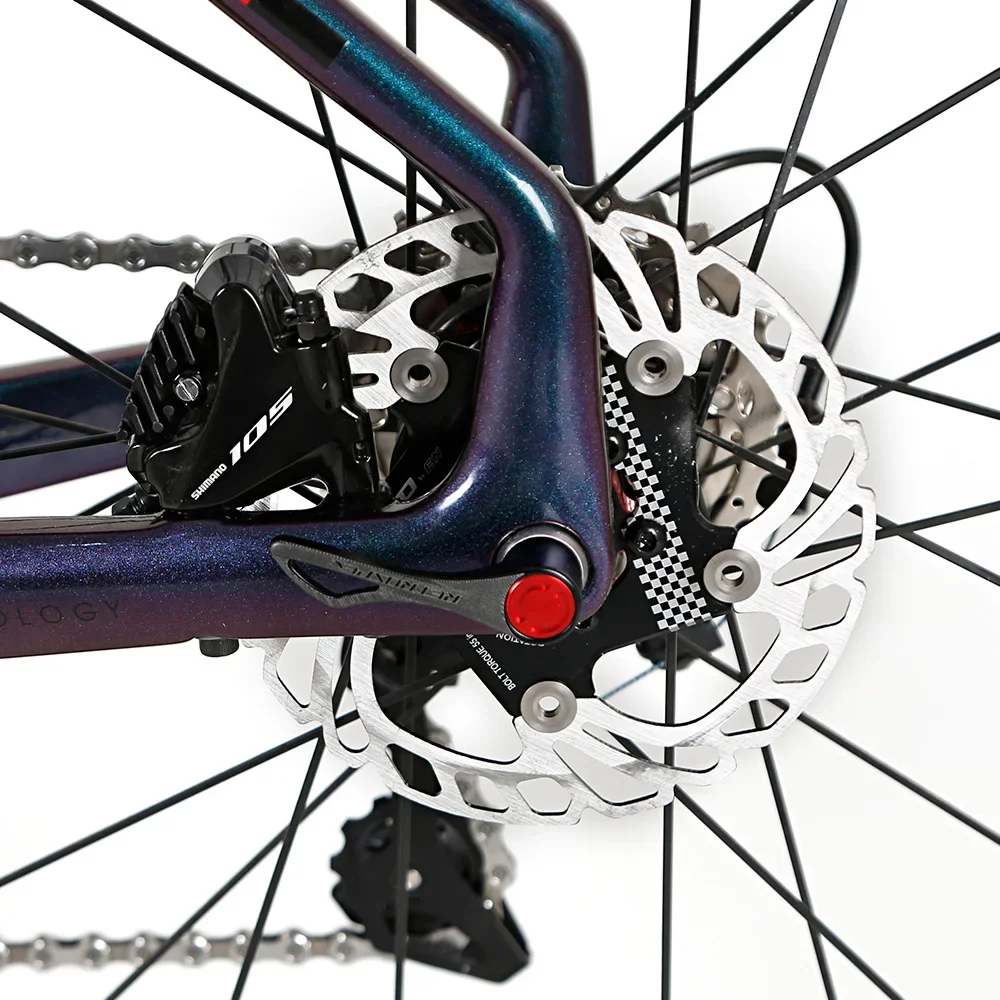 Twitter High Quality Cyclonepro Carbon Fiber 22speed Disc Brake Road Bike Newest 700C Carbon Road Bicycle - Imagen 6