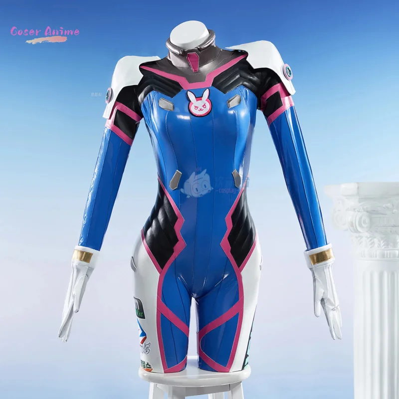 D.Va Cosplay Costume Game Overwatch Uniform Halloween Carnival Party Christmas Play Role Clothes Clothing - Imagen 5