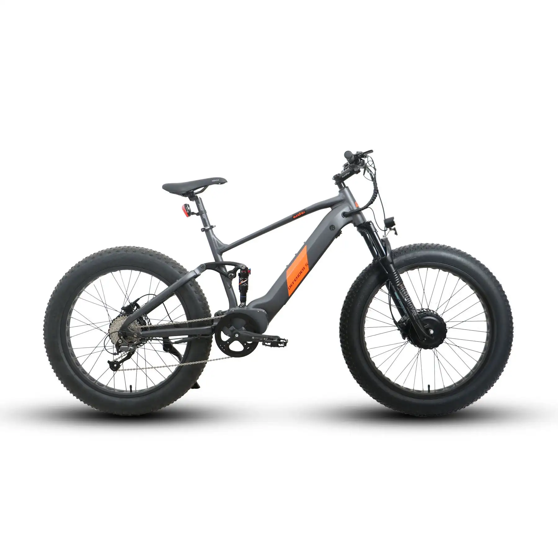 Bicycle BTN 48V750W+750W Dual Battery Rear Hub Mountain Bike Full Suspension Fat Tire Bike - Imagen 2