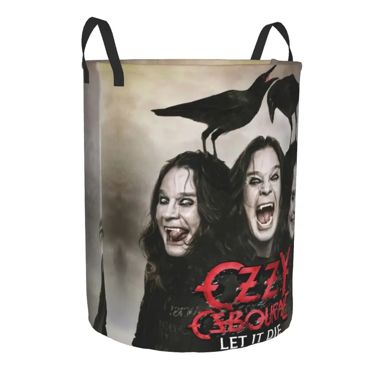 Ozzy Osbourne Laundry Basket Foldable Prince Of Darkness Clothes Hamper for Nursery Kids Toys Storage Bag - Imagen 2