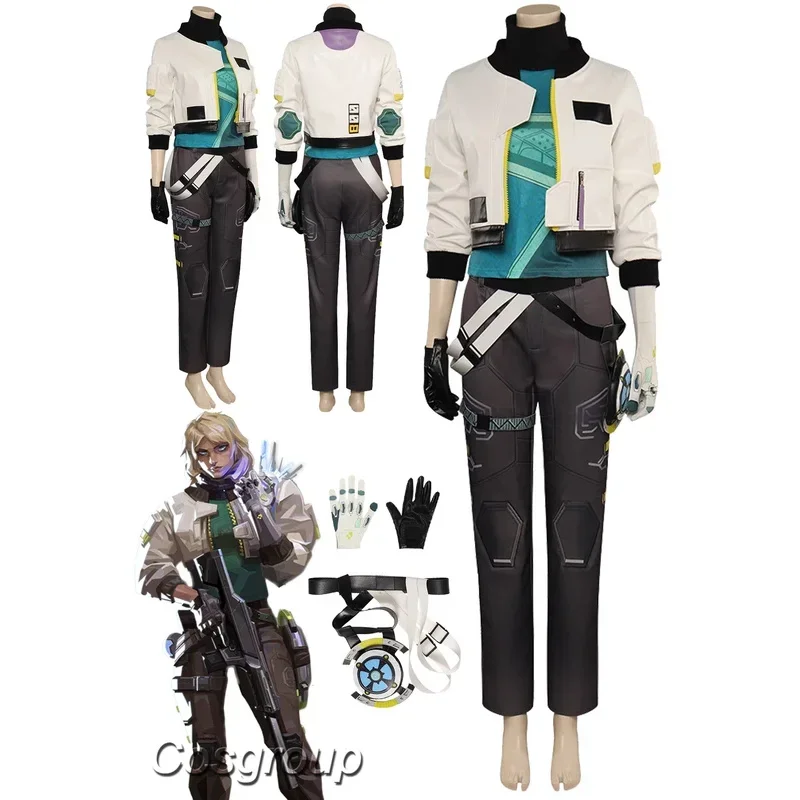 Deadlock Cosplay Role Play Game Valorant Costume Disguise Adult Women Fantasy Outfits Female Halloween Carnival Party Clothes